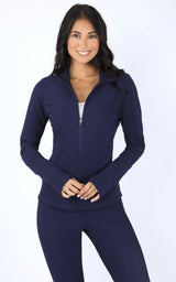 Interlink Ribbed Princess Seam Performance Jacket - 90 Degree by Reflex